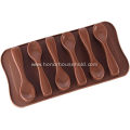 Silicone spoon chocolate shape cake mold